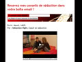 aper�u du site Newsletter de drague